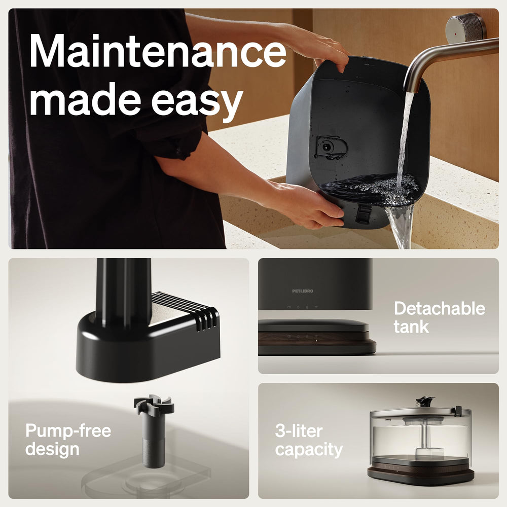 PETLIBRO Dockstream 2 four-layer filtration keeps water clean.