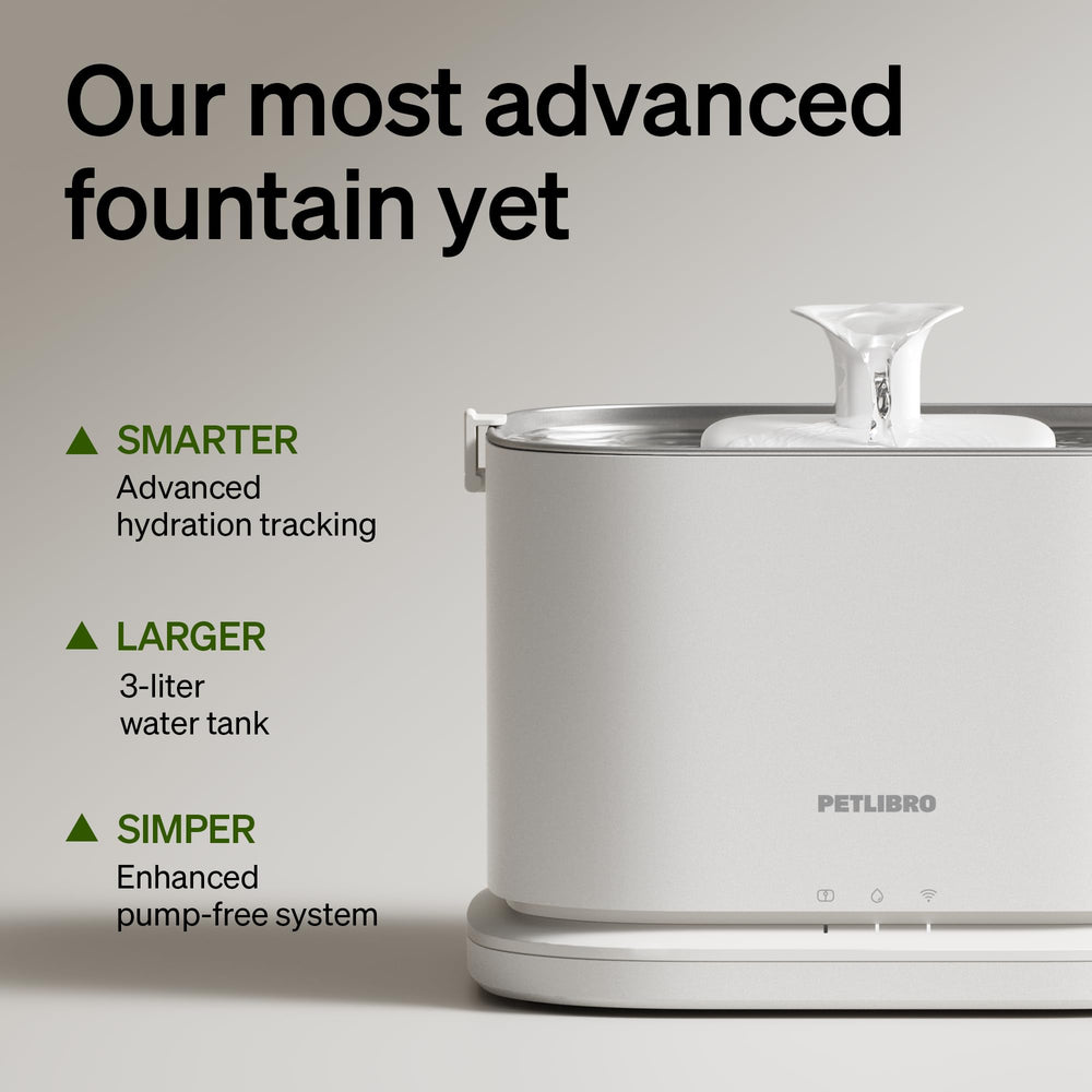 PETLIBRO Dockstream 2 WiFi app monitoring visualizes hydration trends.