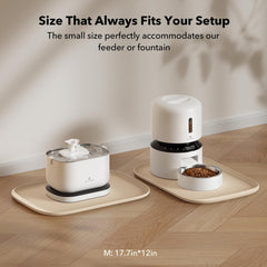 PETLIBRO feeder-compatible mat fits AF005 and AF103 trays for tidy meals.
