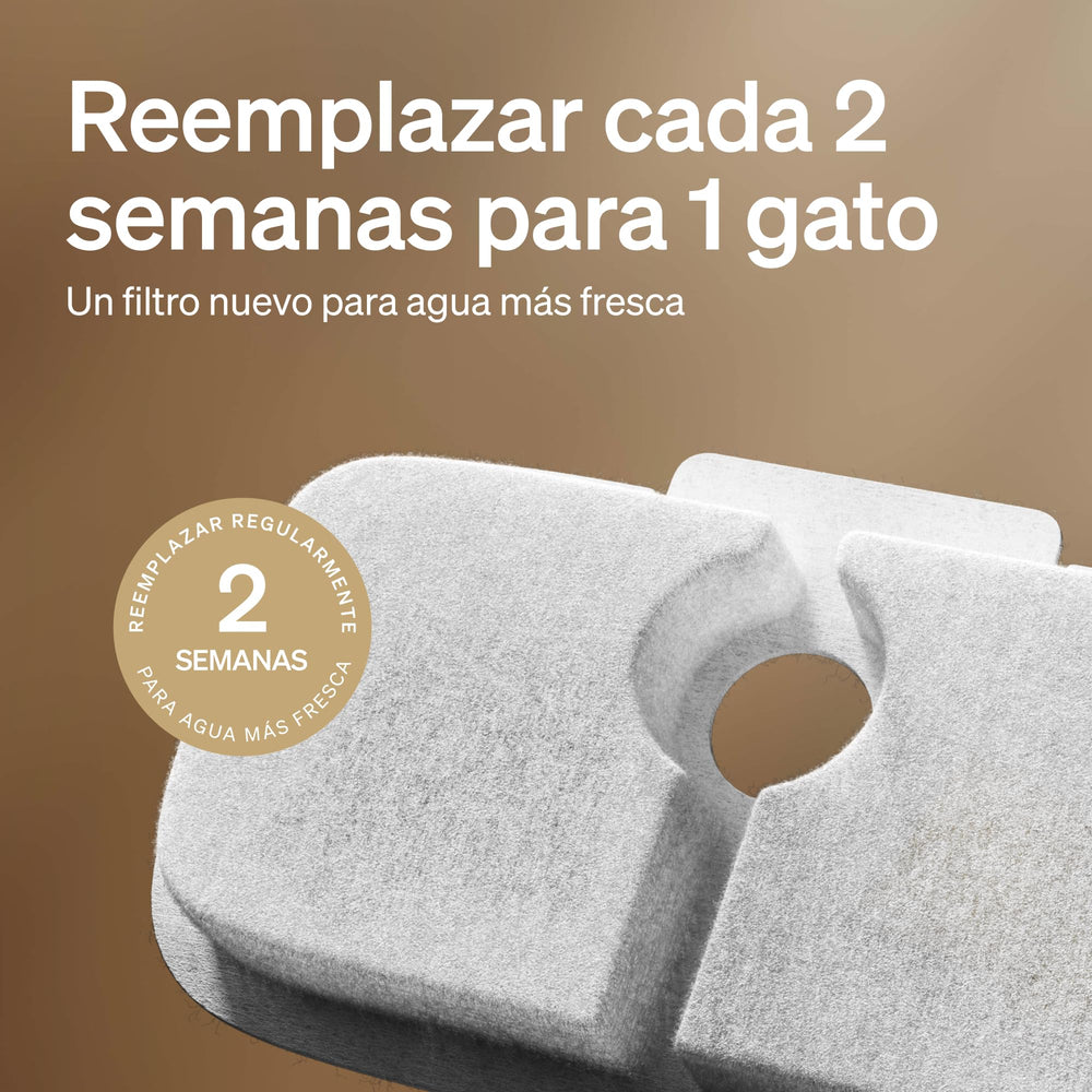 PETLIBRO pre-filter sponge captures fine particles before circulation.