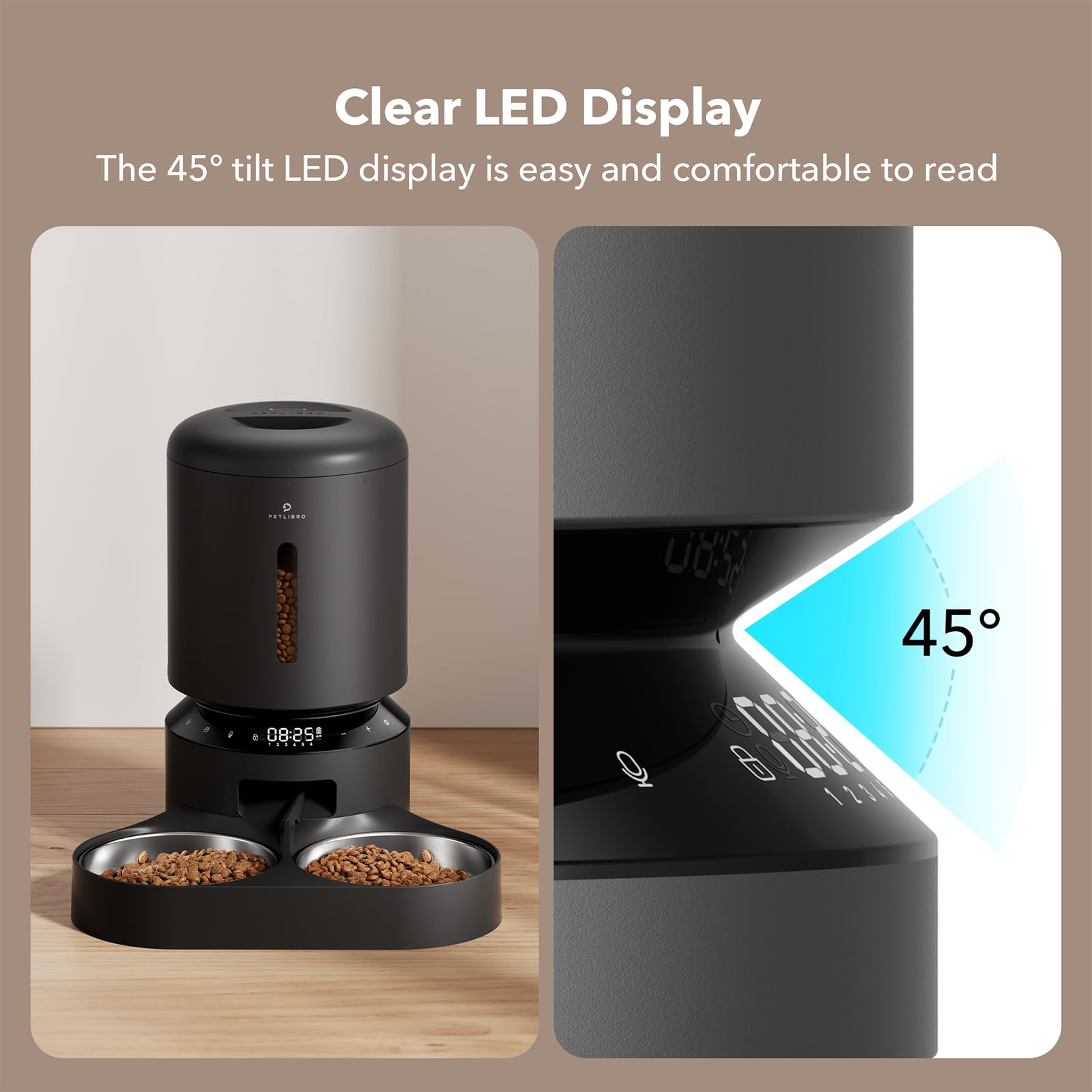 PETLIBRO Granary feeder battery backup preserves feeding during outages