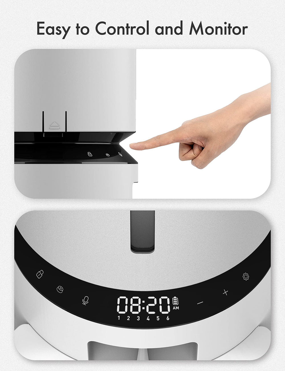 PETLIBRO Granary feeder battery backup keeps feeding during outages.