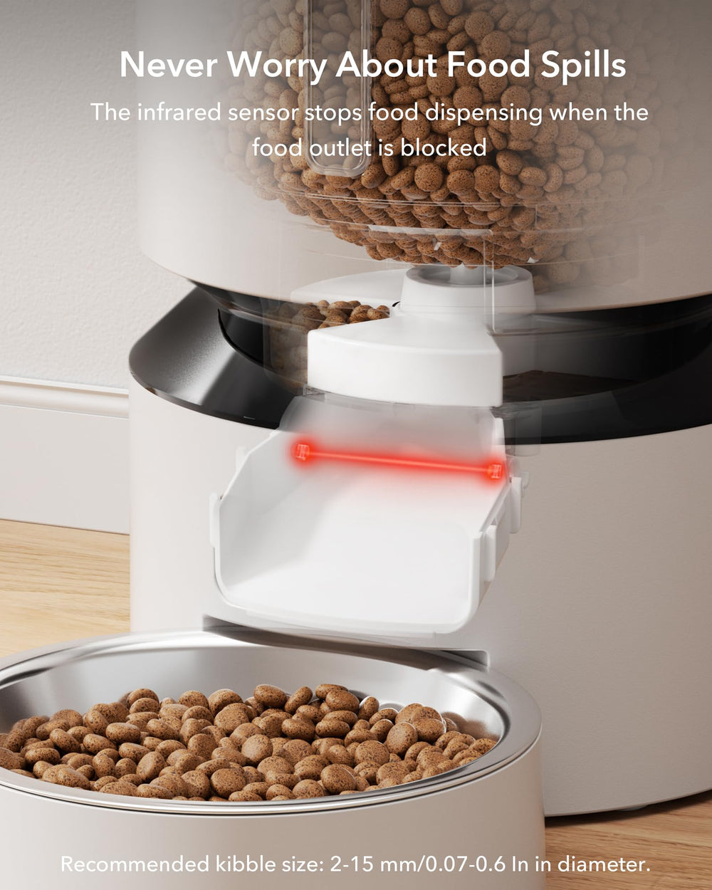 PETLIBRO Granary meal-call feature with up to 10 seconds.