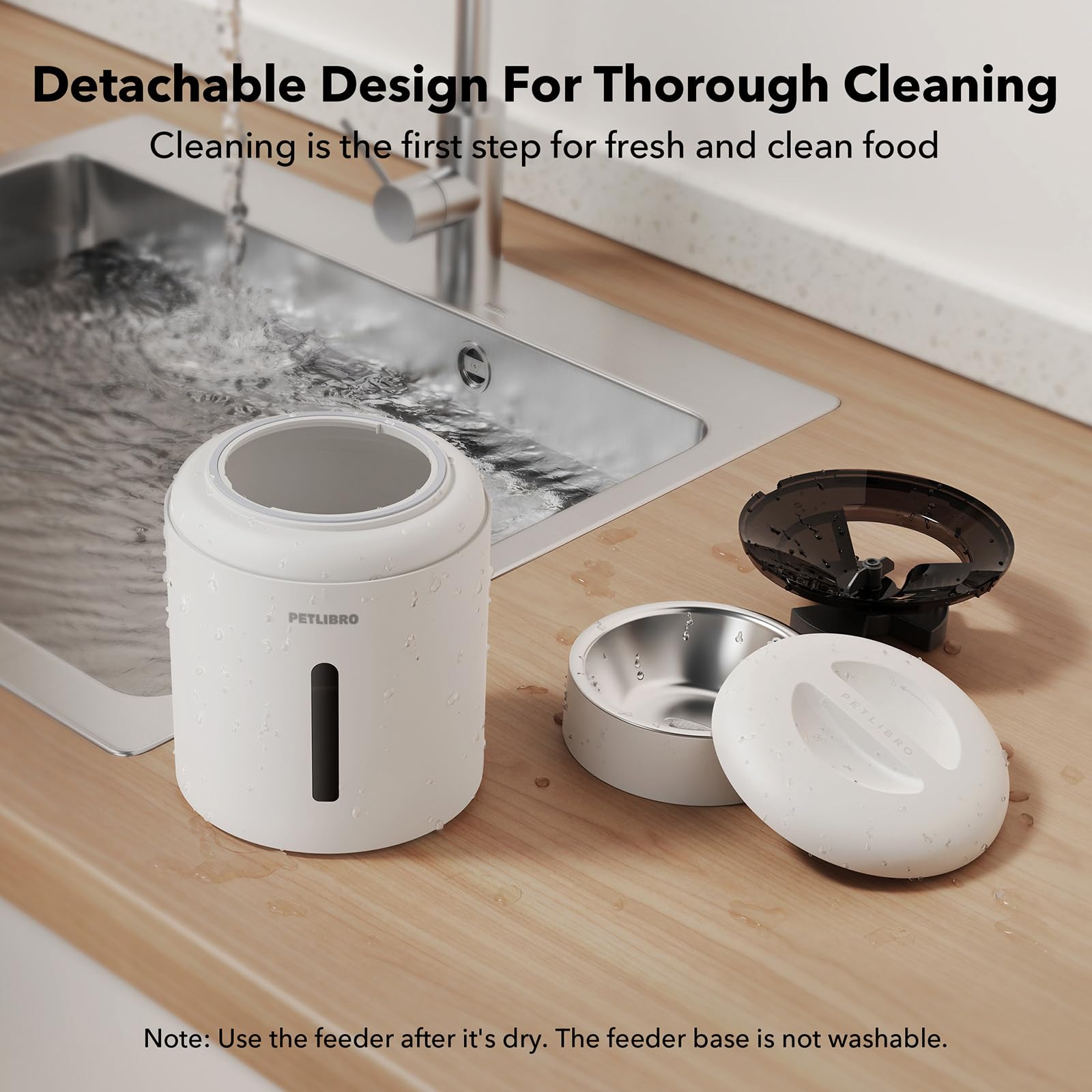 PETLIBRO infrared sensor and indicators ensuring smooth dispensing