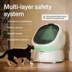 PETLIBRO Luma AI camera analyzes waste patterns for proactive care.