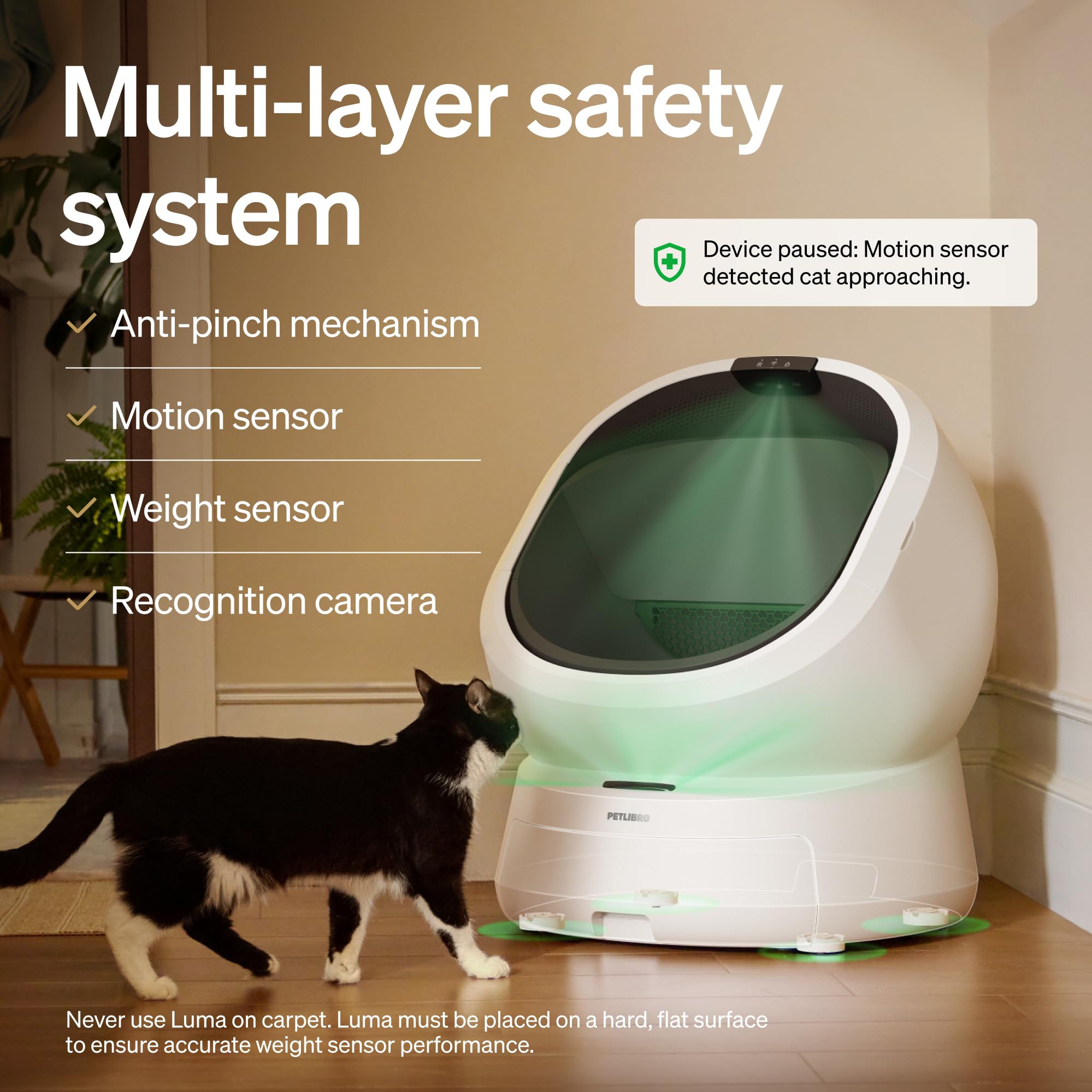PETLIBRO Luma odor elimination fan provides continuous odor control for a fresher home