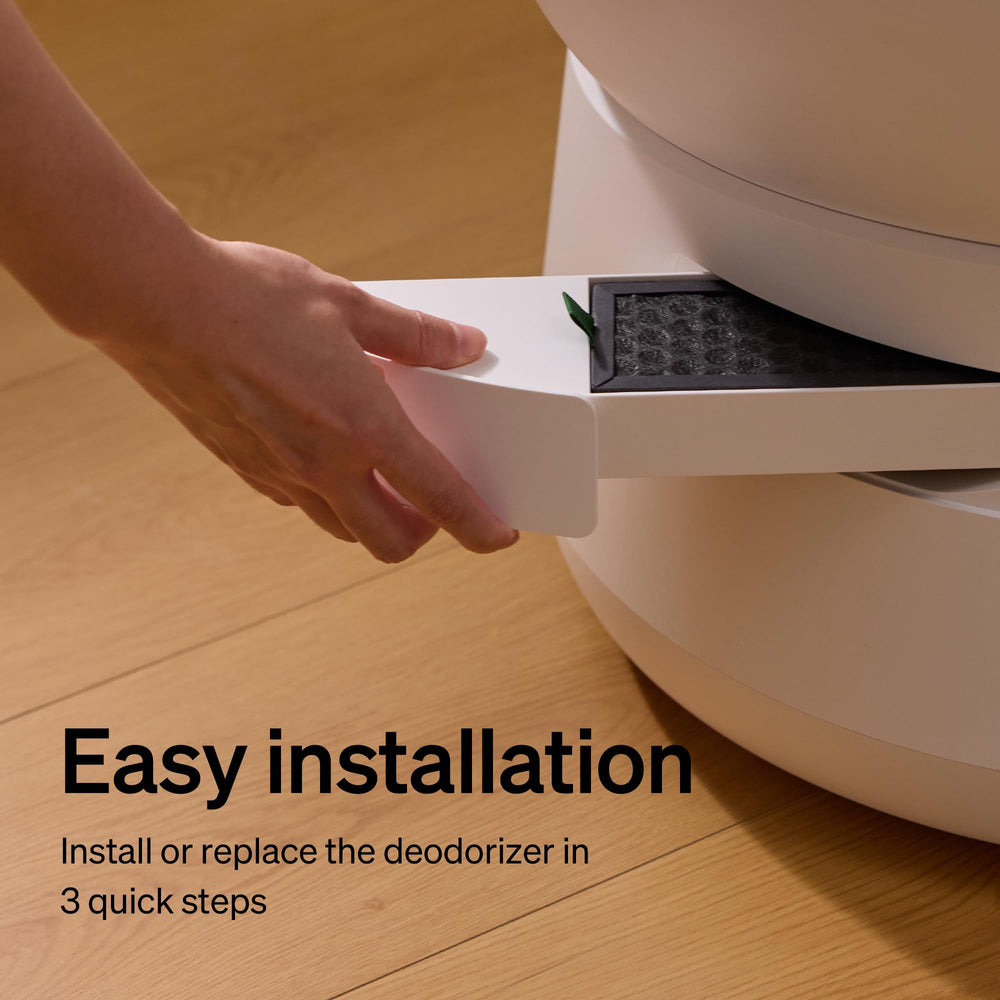 PETLIBRO odor control in action with quiet fan assist.