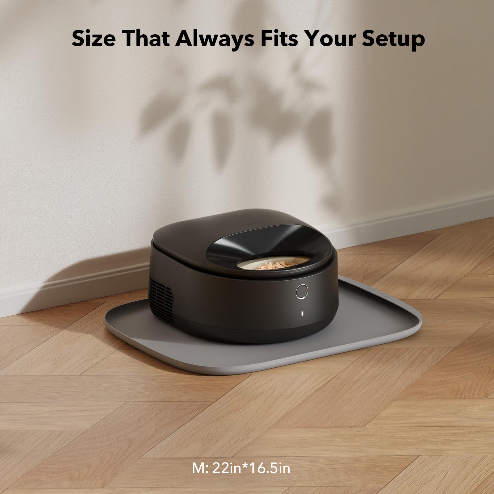PETLIBRO nonslip-waterproof-feeder-mat keeps bowls stable and floors dry