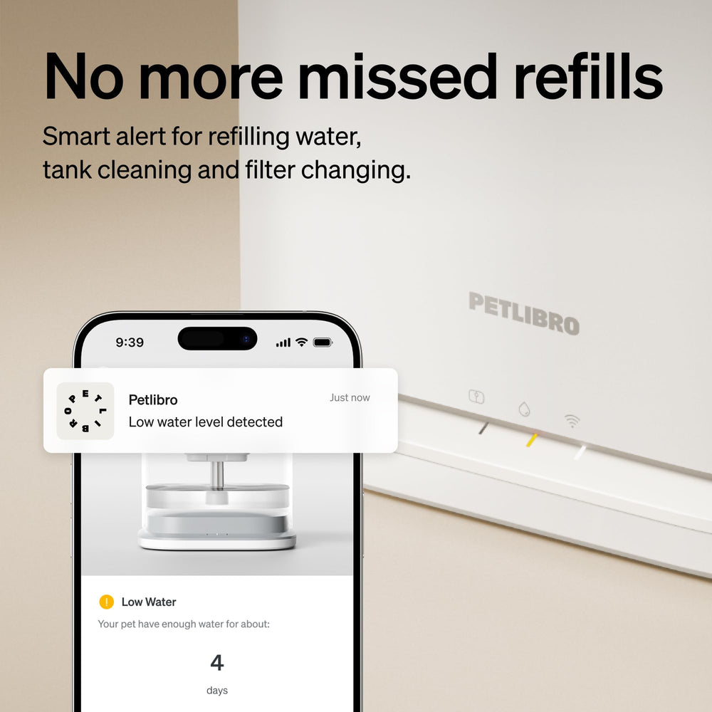 PETLIBRO pump-free design simplifies cleaning and upkeep.