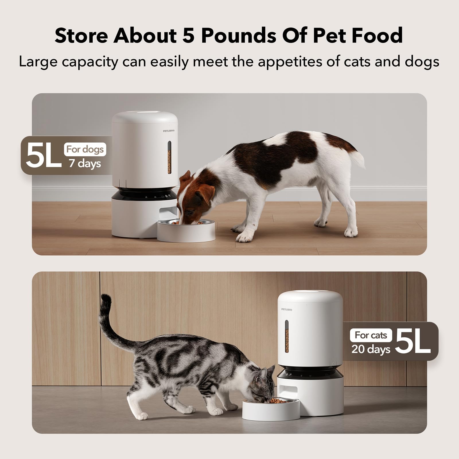 PETLIBRO rotor base designed to keep food fresh and portions accurate