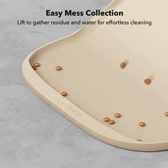 PETLIBRO side-pocket design eases cleanup after busy pet meals.
