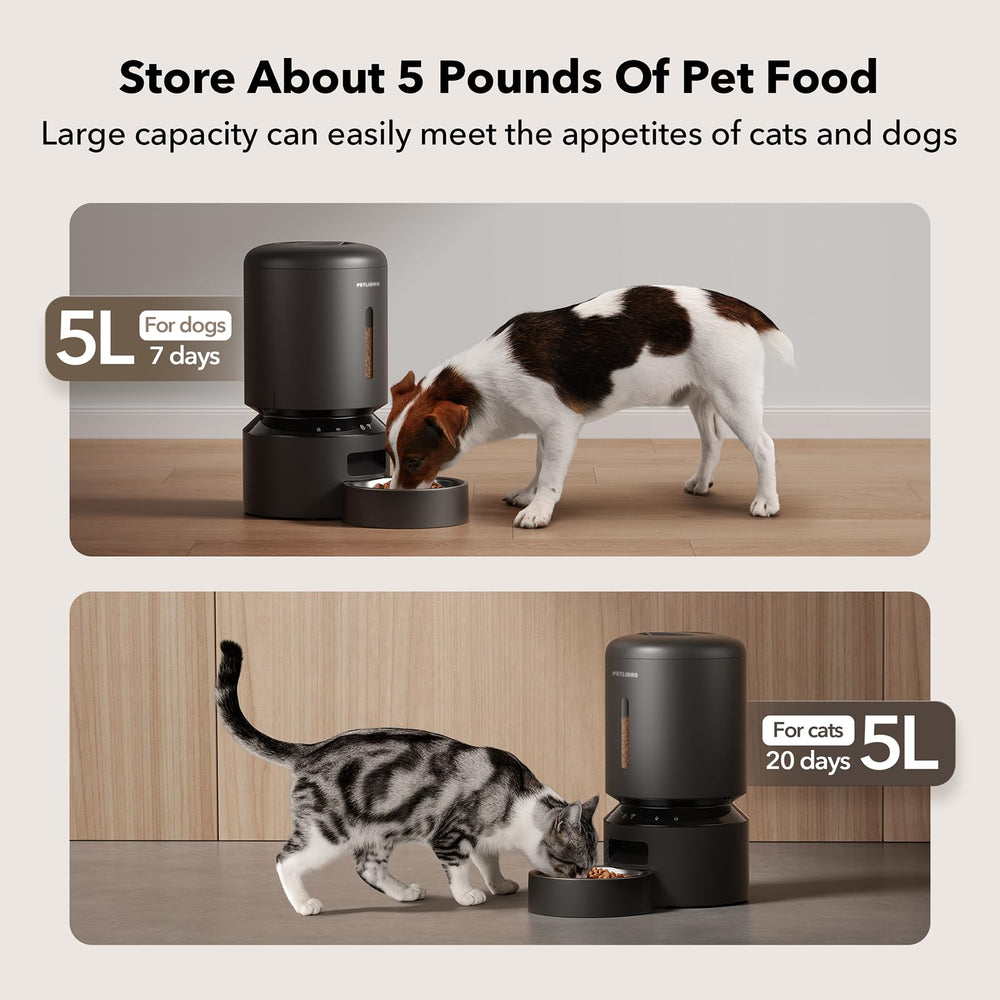 PETLIBRO stainless steel bowl inside for hygienic feeding