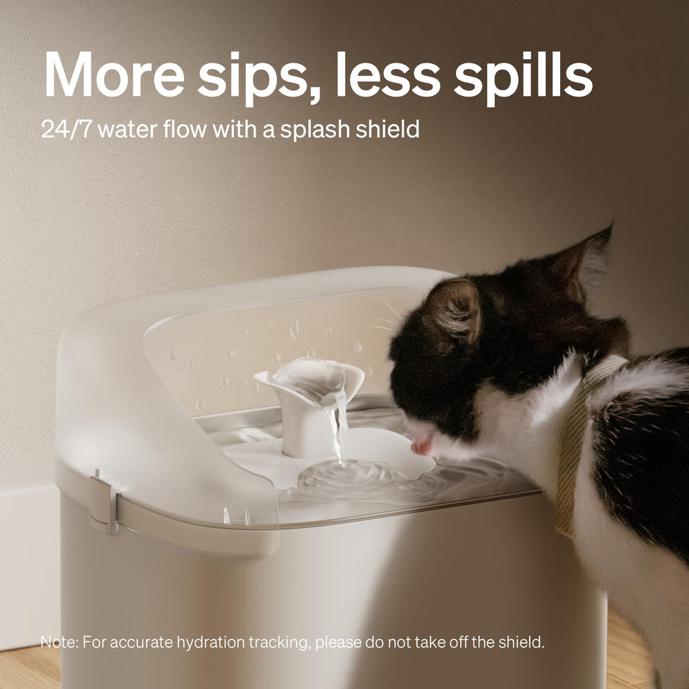 PETLIBRO topple-proof design with water level indicator for peace of mind.