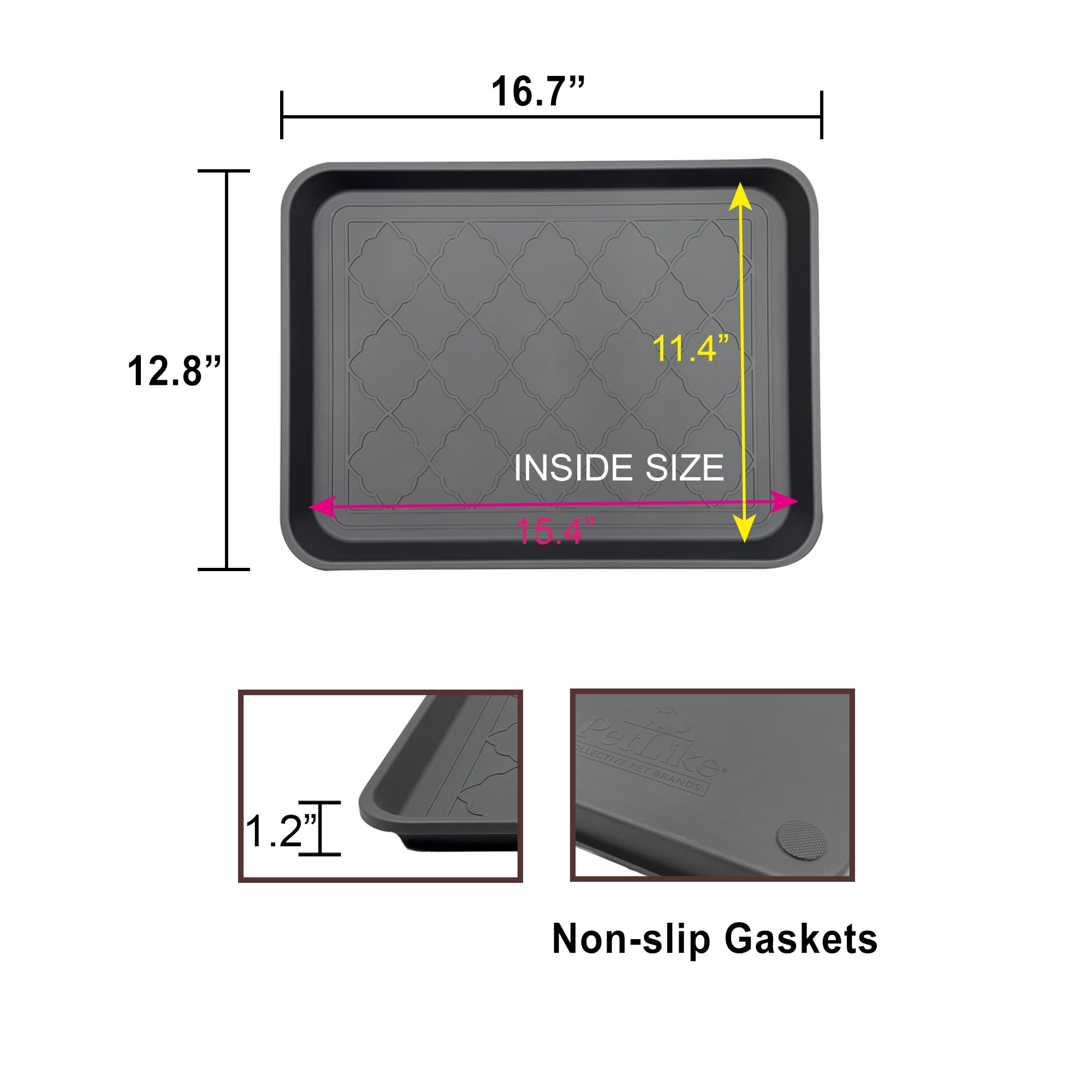 PetLike waterproof mat protects floors from wet shoes.
