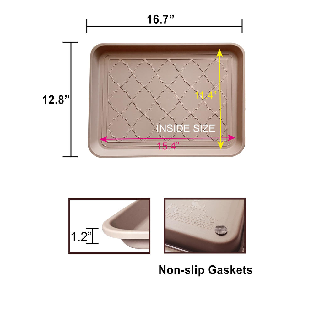 PetLike waterproof mat under sink protects against drips and spills.