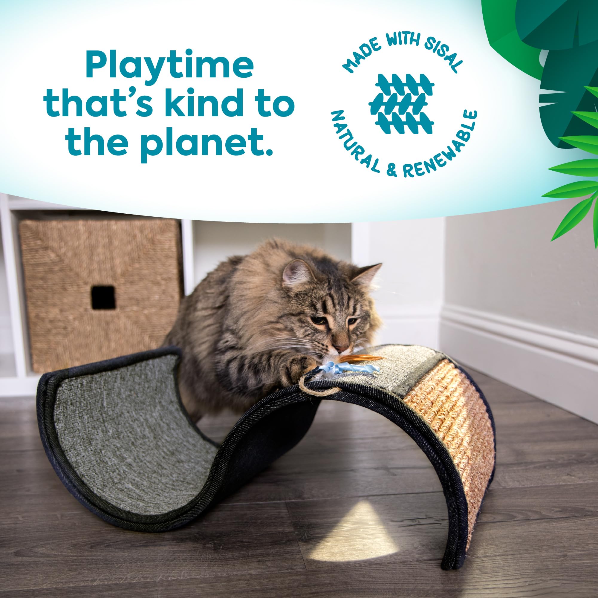 Petlinks Dream Curl includes catnip toy for added play enrichment