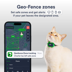 PETLOC8 IP67 waterproof tracker withstands rain and mud during outdoor exploration.