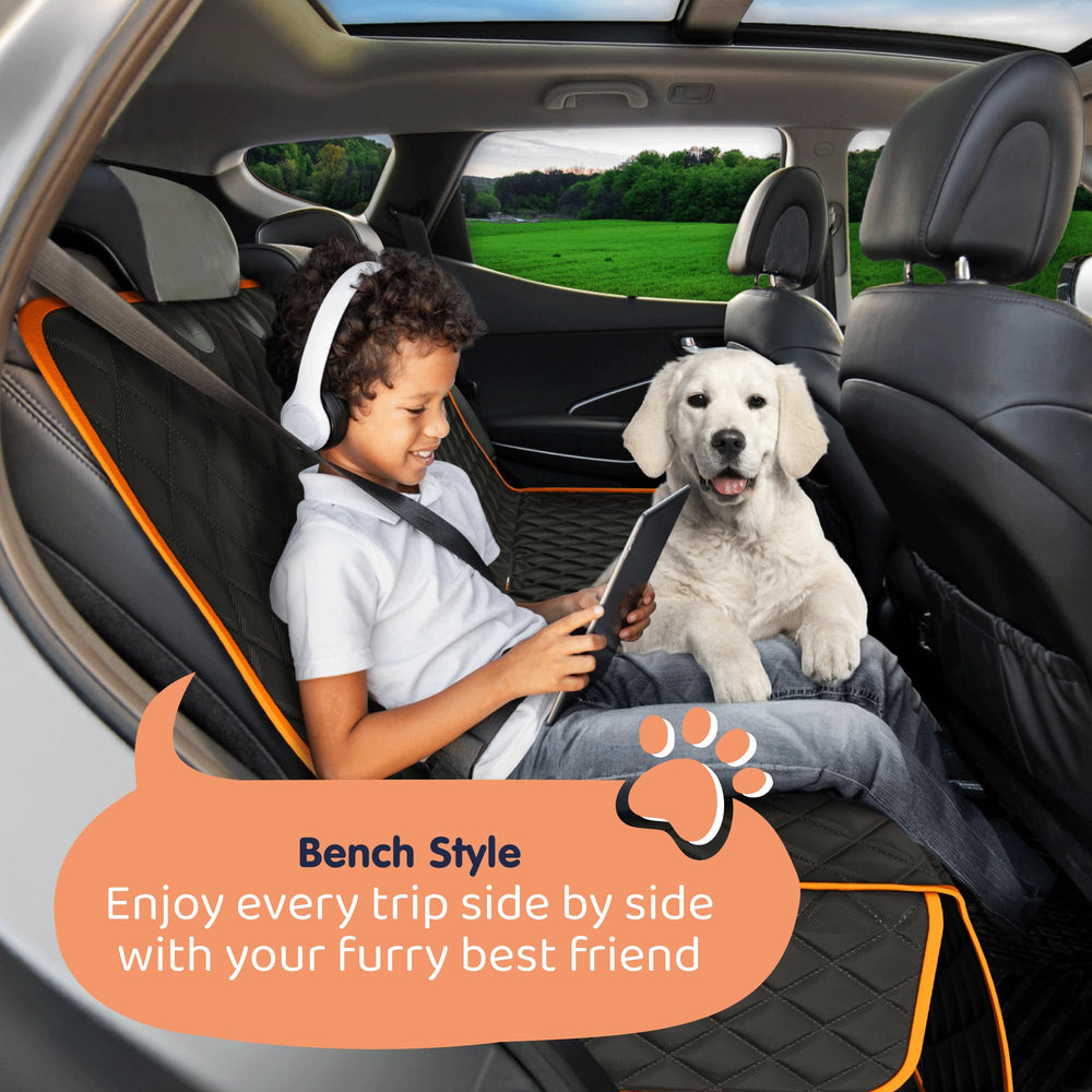 Petloox easy-install car seat cover fits cars, SUVs and trucks