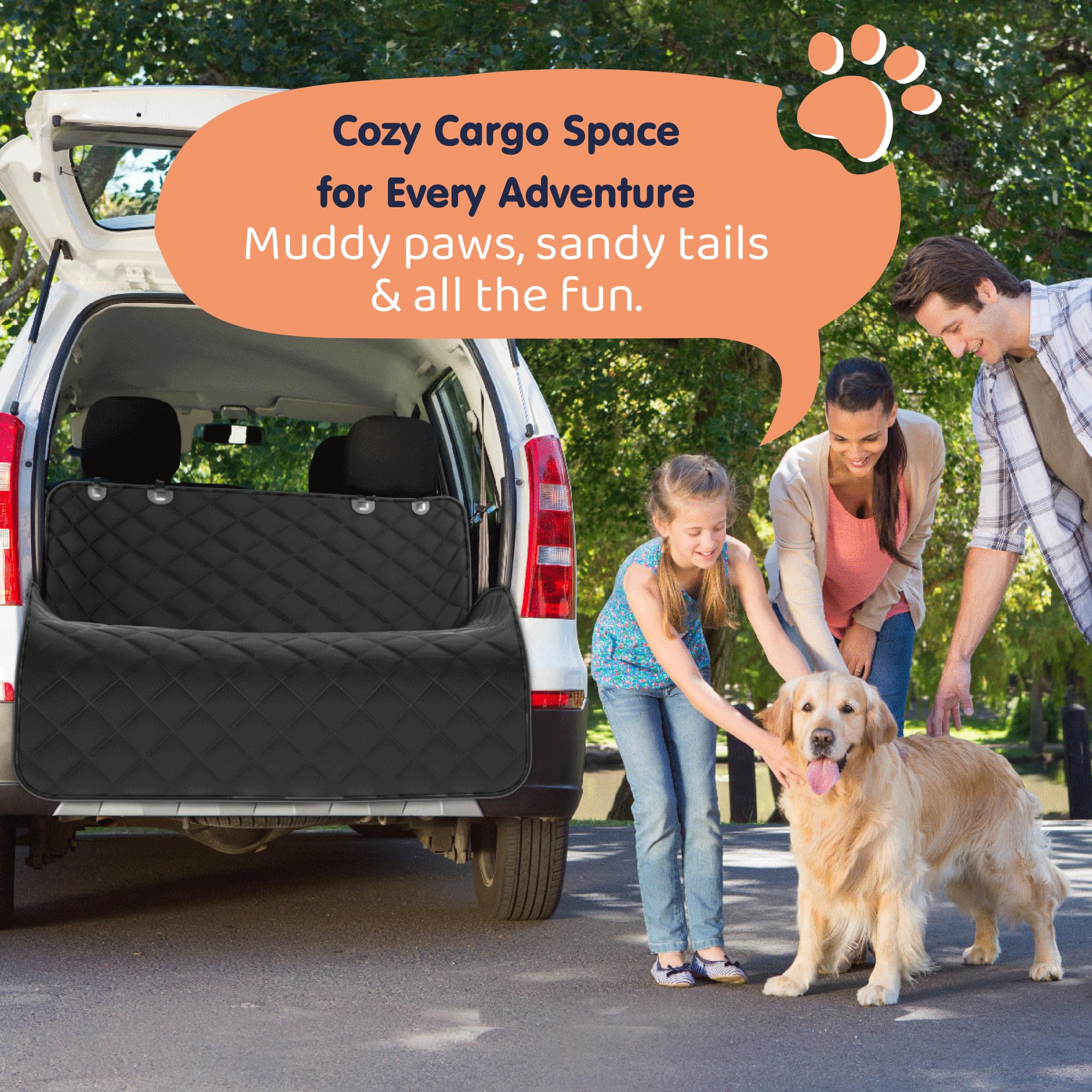 Petloox dog seat cover backed by a 3-year warranty for peace of mind.