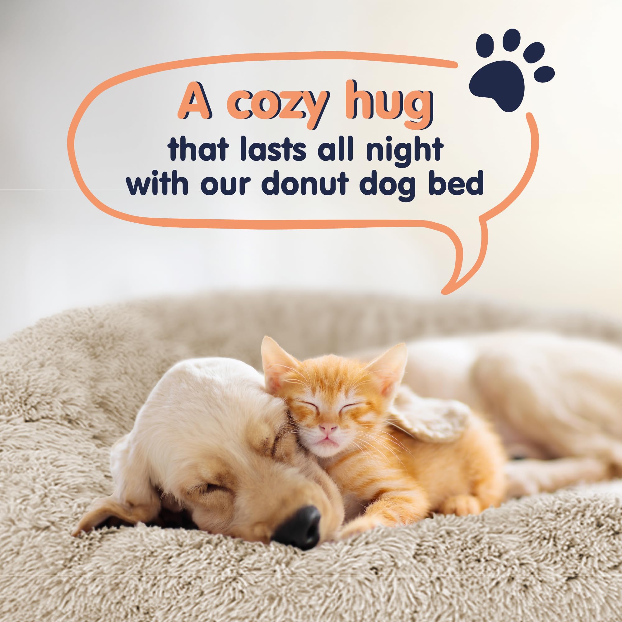 Petloox Donut Bed includes a 3-year warranty for quality assurance