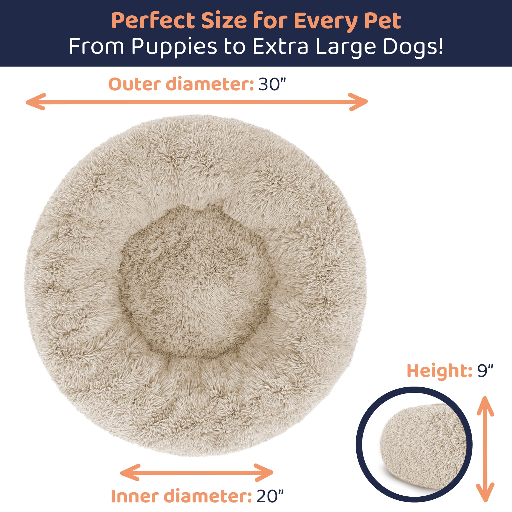 Petloox Donut Bed built with durable materials for long-lasting use