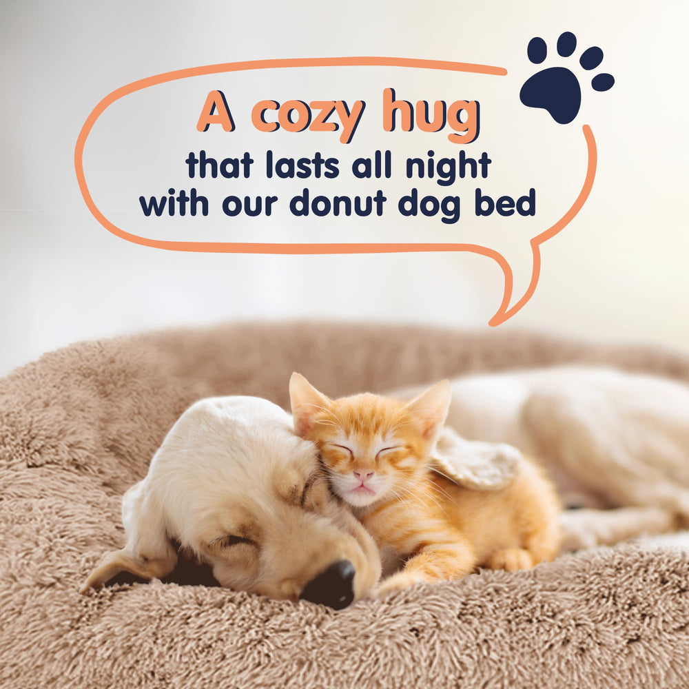 Petloox Donut Dog Bed includes a 3-year warranty for durability.