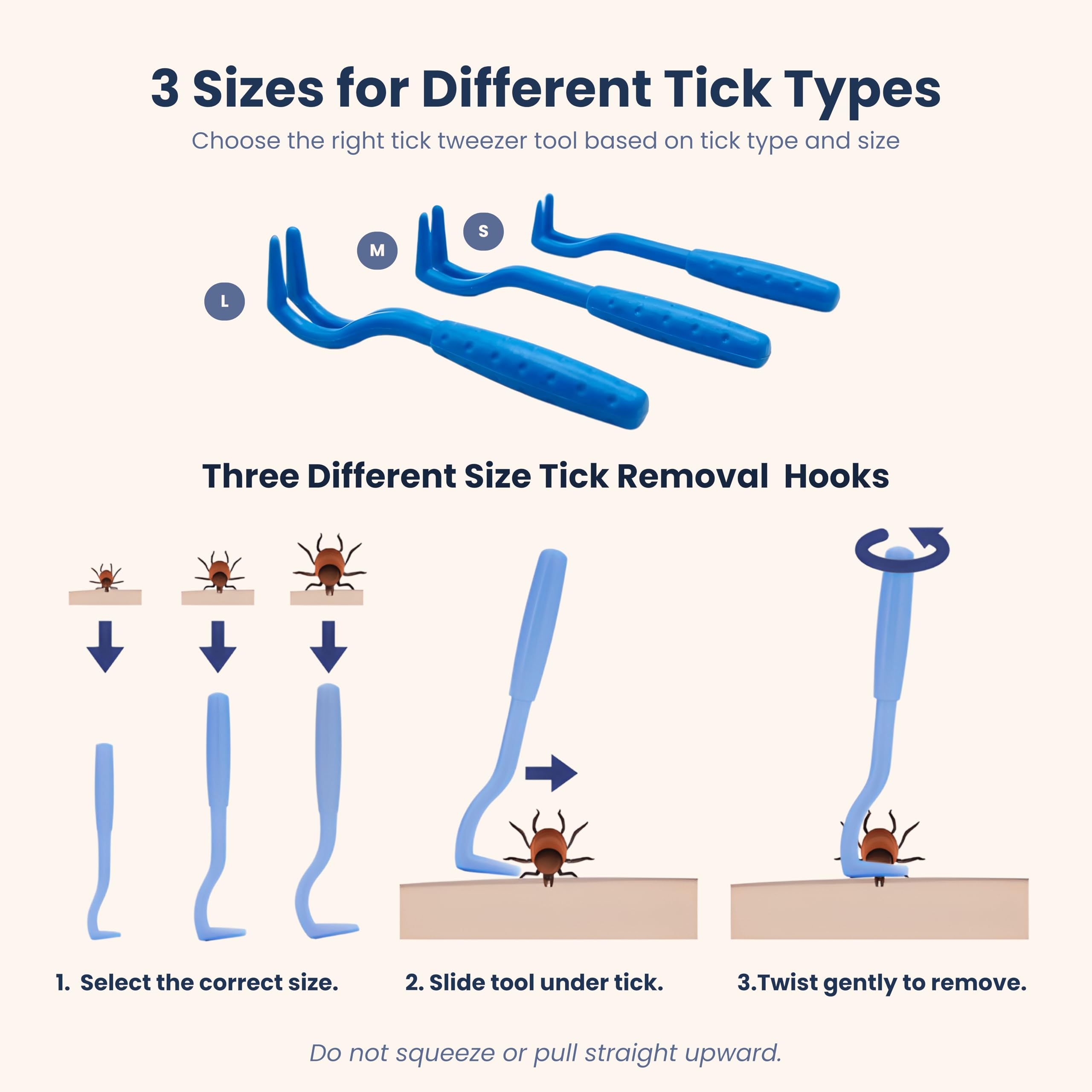 PetLuxe Care fine-tip tweezers provide controlled tick removal