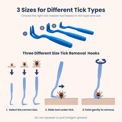 PetLuxe Care fine-tip tweezers provide controlled tick removal