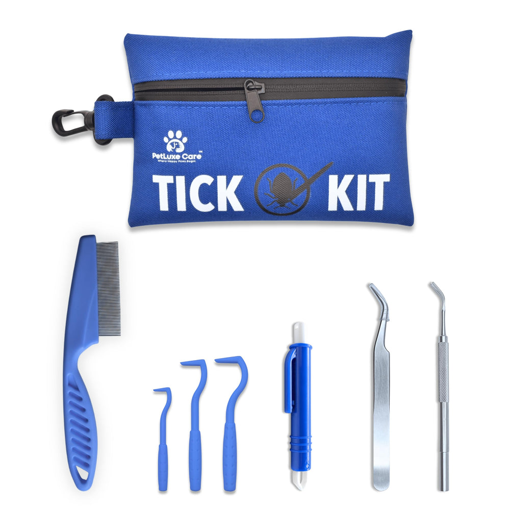 PetLuxe Care tick removal kit with three hook sizes for safe on-the-go removal