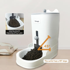 Petmagic 3.6L capacity feeder-bowl illustrating large-food storage.