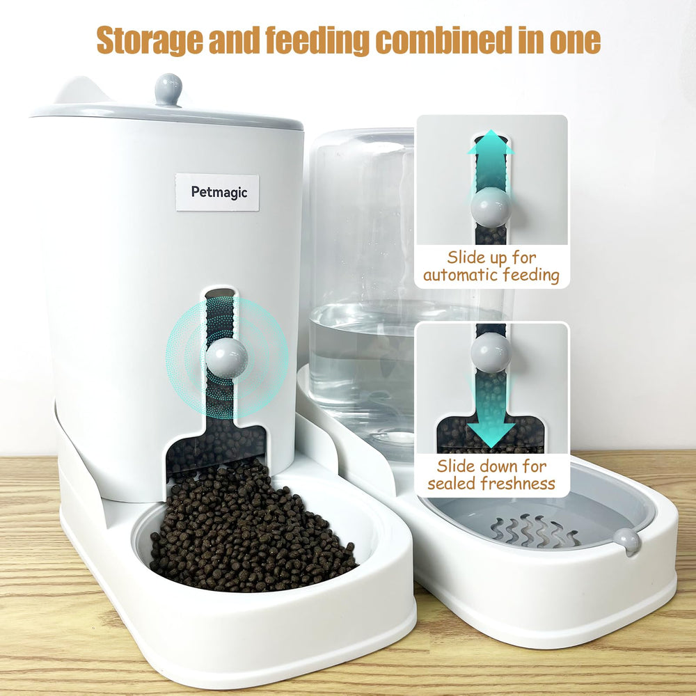 Petmagic BPA-free food-grade PP materials ensure pet-friendly feeding.