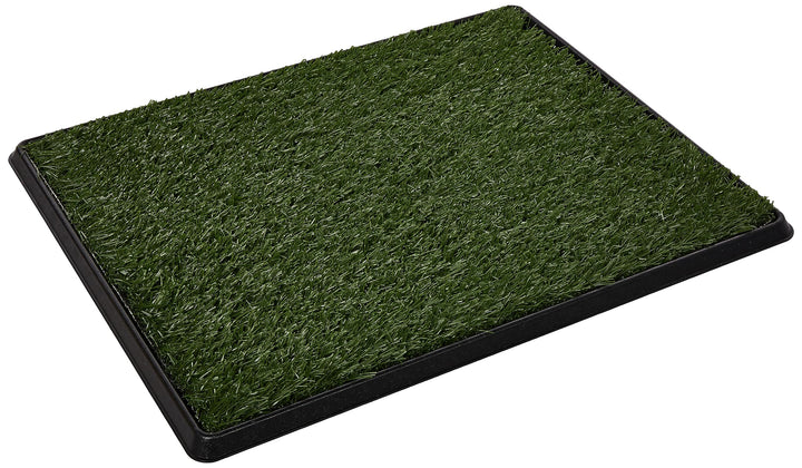 PETMAKER artificial grass pee pad tray showing durable, reusable indoor potty option for dogs