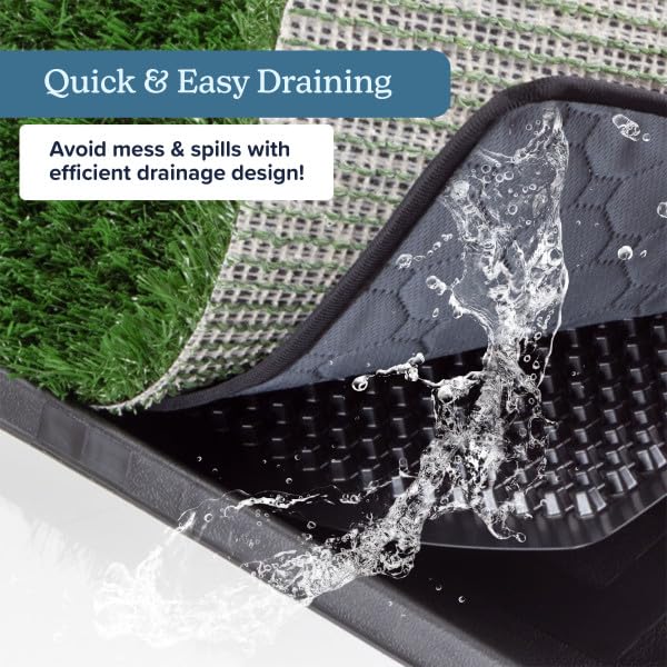 PETMAKER grass pad durability in everyday use with pets.