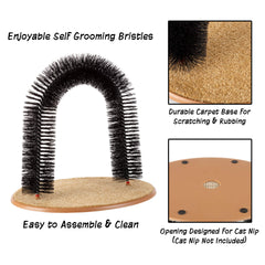 PETMAKER Cat Arch features no-mess catnip opening for easy playtime.