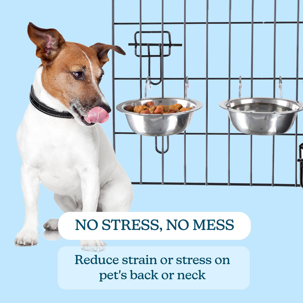 Attach to crates or fences with hanging brackets for flexible feeding setups.