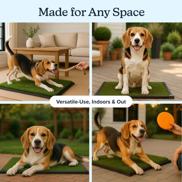 Dimensions of PETMAKER pad: 25x20 inches for ample indoor space