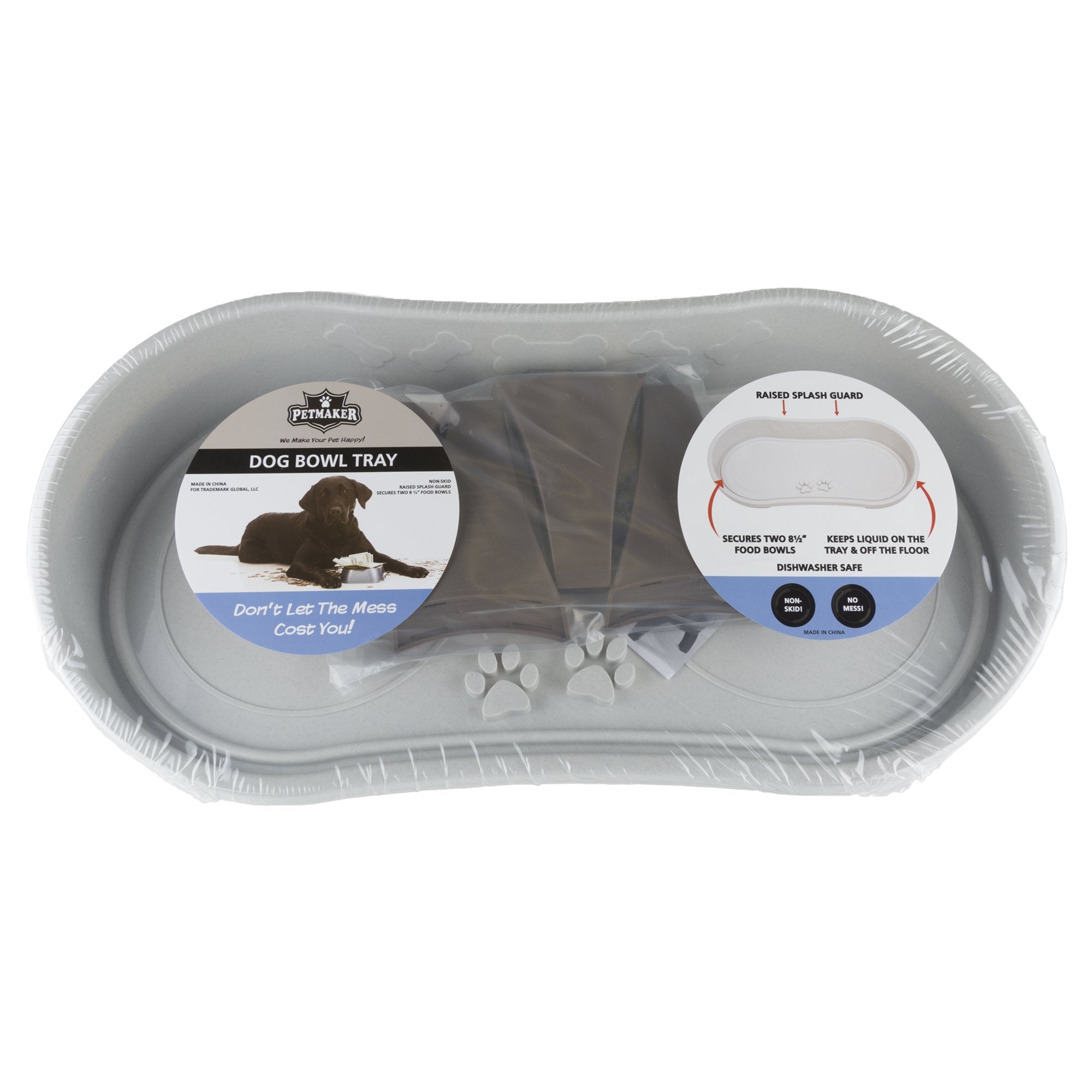 PETMAKER dishwasher-safe design for quick cleaning after meals.