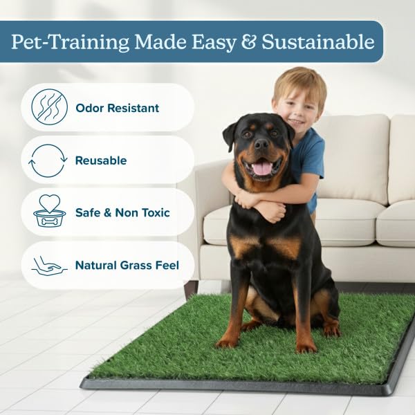 PETMAKER pad features drain holes for drainage and cleaner paws.
