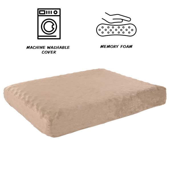 PETMAKER egg crate-foam top-layer-close-up highlights airflow and comfort.