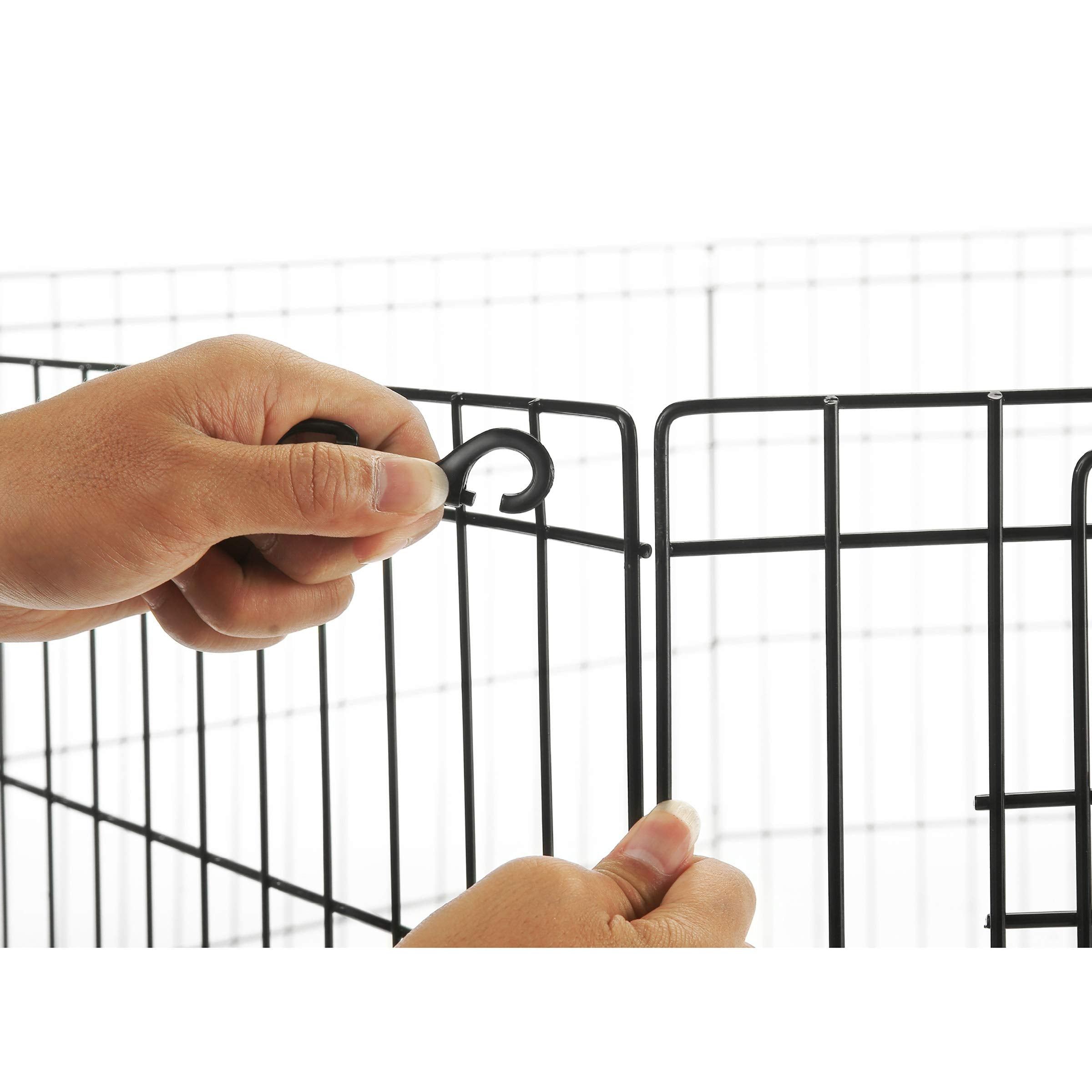 PETMAKER door with dual latches for secure pet access.