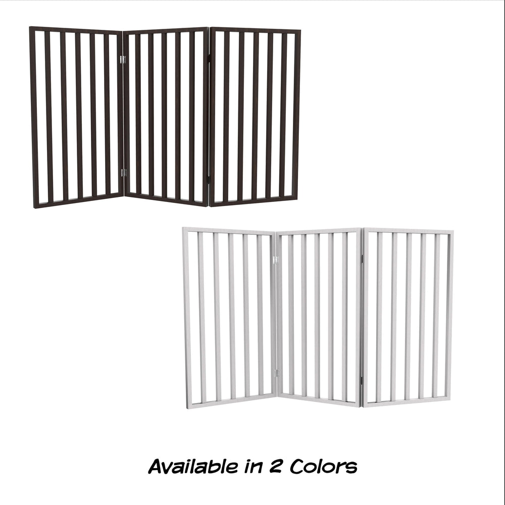 Foldable, lightweight PETMAKER gate easy to store when not in use.