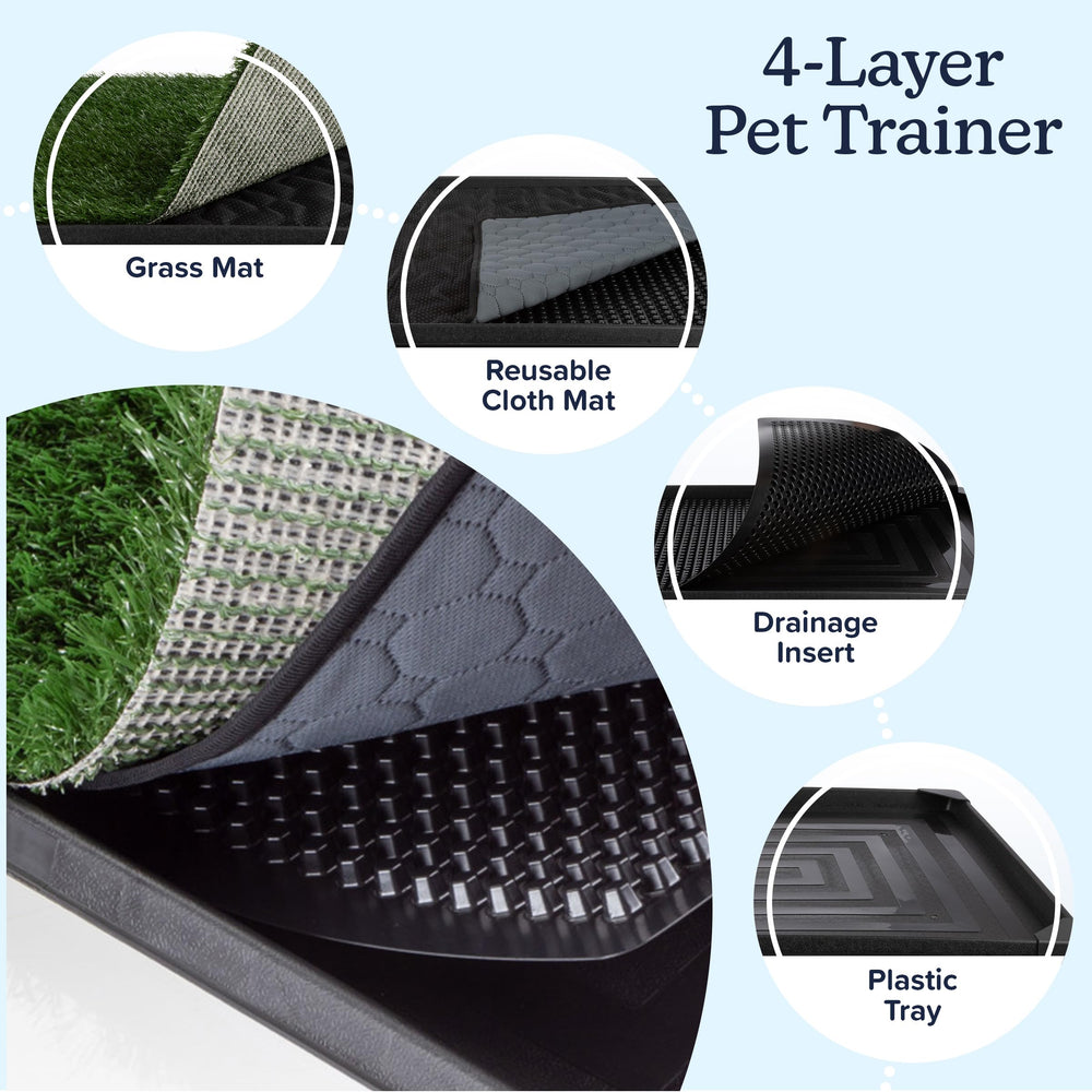 Green and black PETMAKER pad with dimensional illustration.