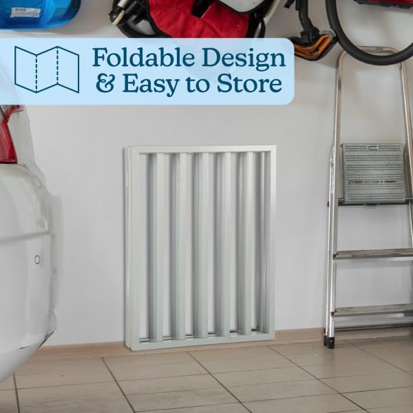PETMAKER gate dimensions fit openings 33-46 inches for flexible setup.