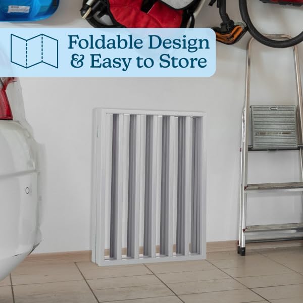 Indoor-outdoor PETMAKER steps in gray for cars and home use.