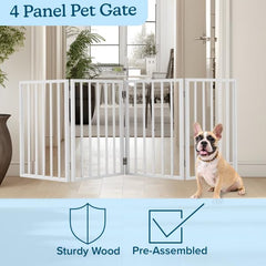 PETMAKER indoor gate placed at stairs top, blocks access with style.
