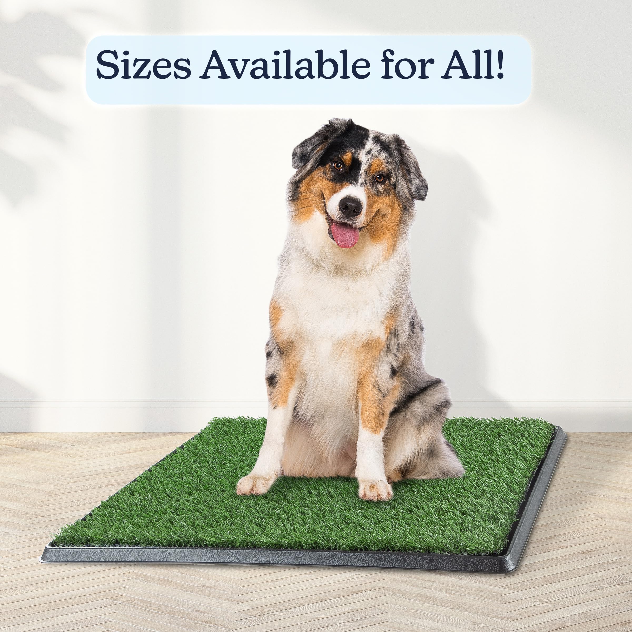 Detail of PETMAKER odor-resistant cloth mat within the pad.