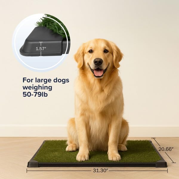 PETMAKER odor-resistant cloth mat helps control odors in compact spaces.