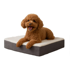PETMAKER orthopedic dog bed memory-foam-base provides steady joint support for small dogs