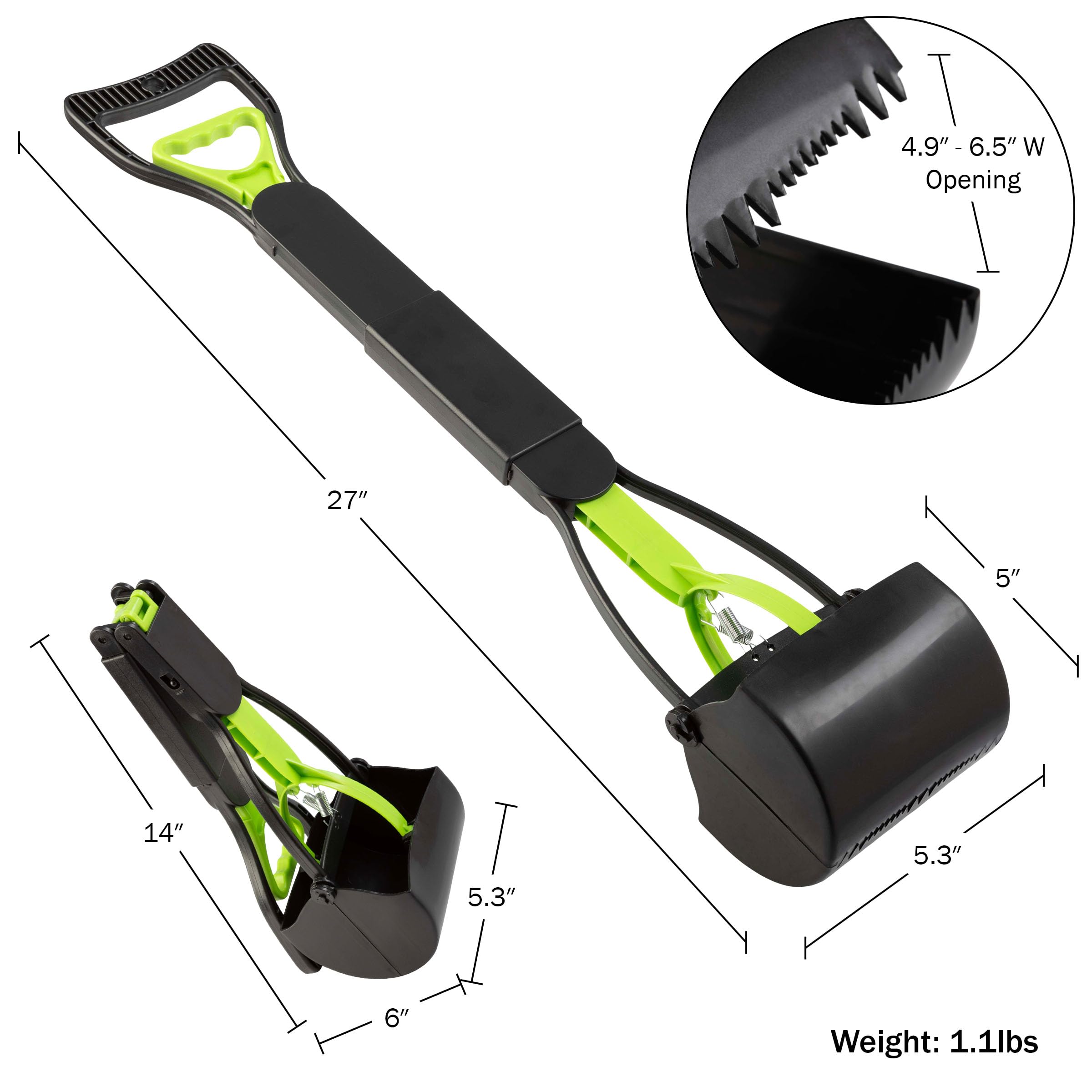 PETMAKER Pooper Scooper easy-cleanup reduces hassle after outdoor play