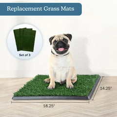 PETMAKER reusable dog potty pad—washable surface ready for quick cleanups.